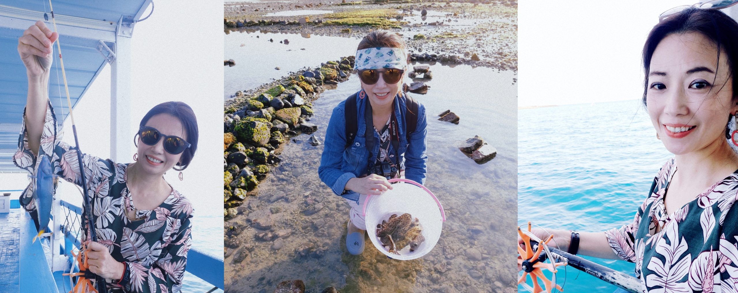 台灣旅遊,員貝嶼,抱墩抓魚,東海巡航,潮間帶體驗,澎湖,澎湖旅遊,石滬抓魚 @傑菲亞娃JEFFIA FANG