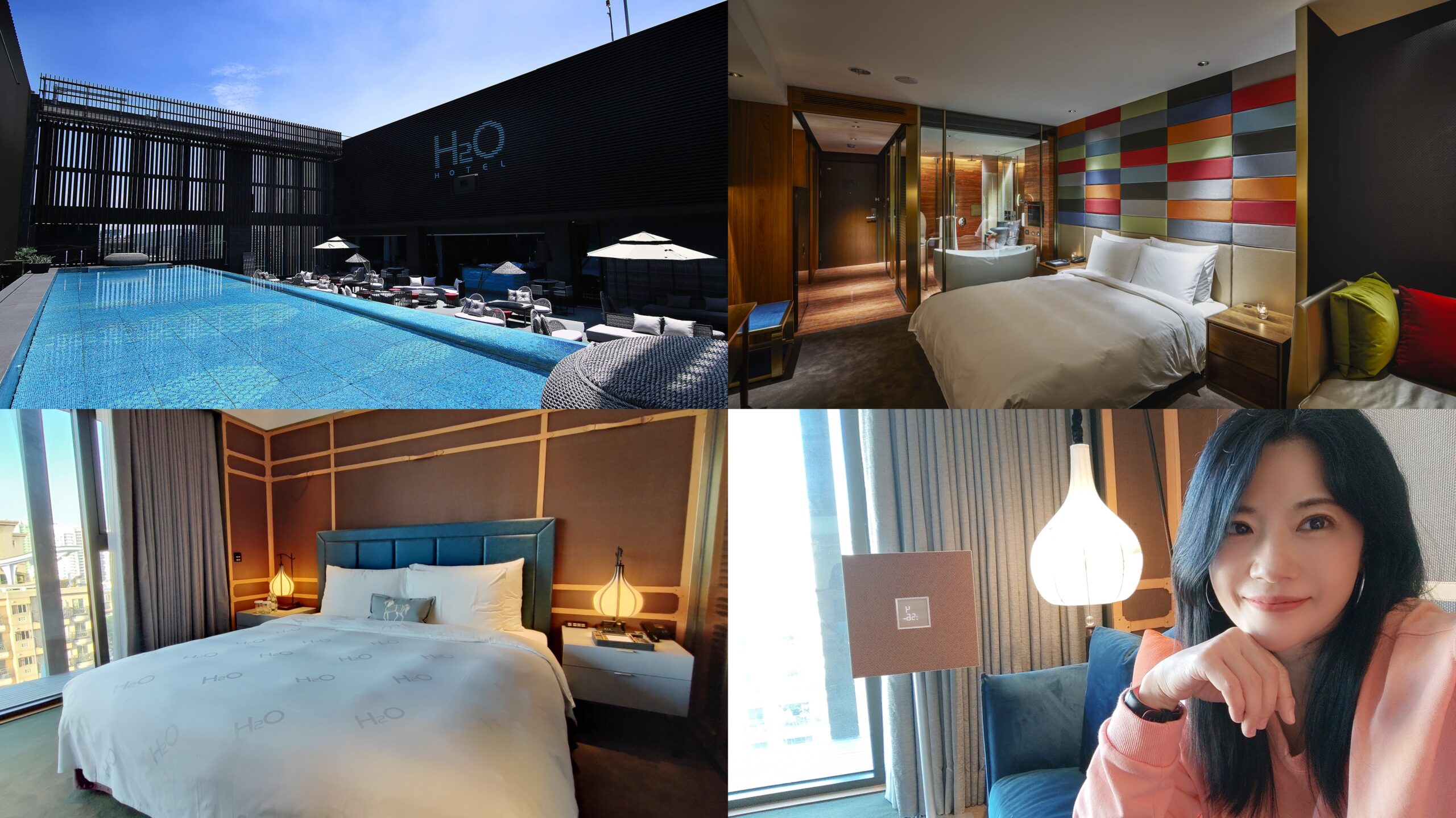 H₂O Hotel 水京棧國際酒店,台灣旅遊,特製早餐,網美最愛,頂樓透明水族箱泳池,高雄,高雄飯店