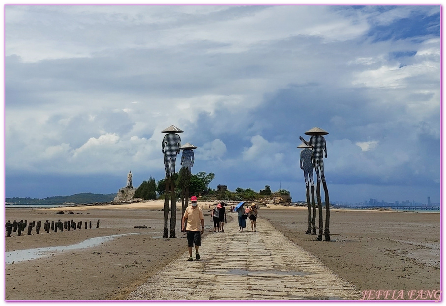 Kinmen,台灣旅遊,潮間帶生態,牡蠣人,金城鎮,金門,金門摩西分海