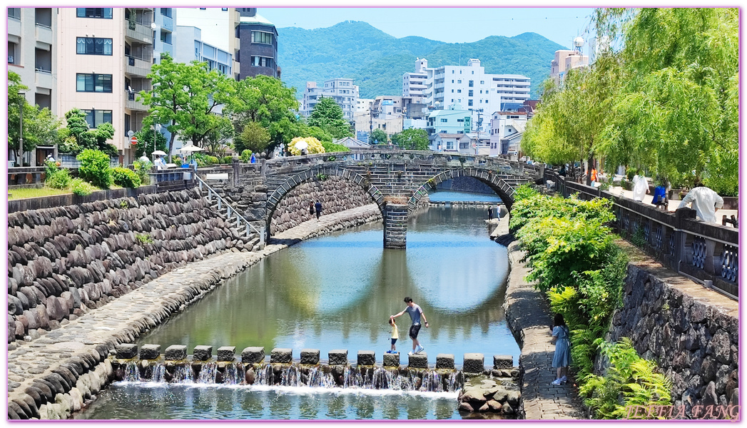 出島荷蘭商館跡,北九州長崎NAGASAKI,原爆資料館+平和公園,哥拉巴公園,大浦天主堂,新地中華街,日本旅遊,眼鏡橋,稻佐山纜車,觀光通商店街,諏訪神社,長崎自由行,長崎電車一日遊