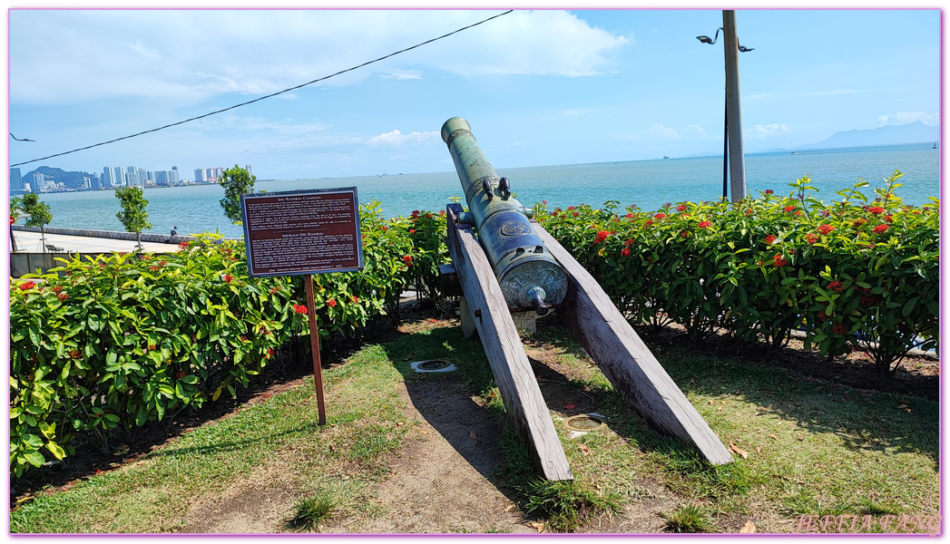 喬治市George Town,康華利斯堡 Fort Cornwallis,檳城Penang,萊特上校,馬來西亞旅遊