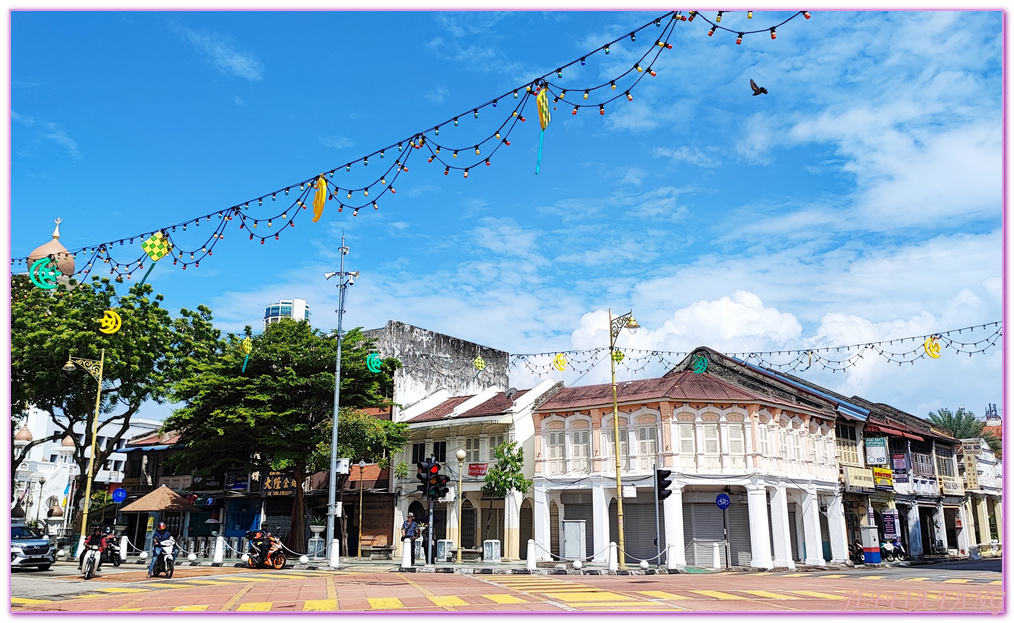 世界文化遺產區,喬治市George Town,喬治市魔鏡計劃(Mirrors Georgetown),壁畫藝術區,姊弟共騎,檳城Penang,爬牆小孩,追風少年,馬來西亞旅遊