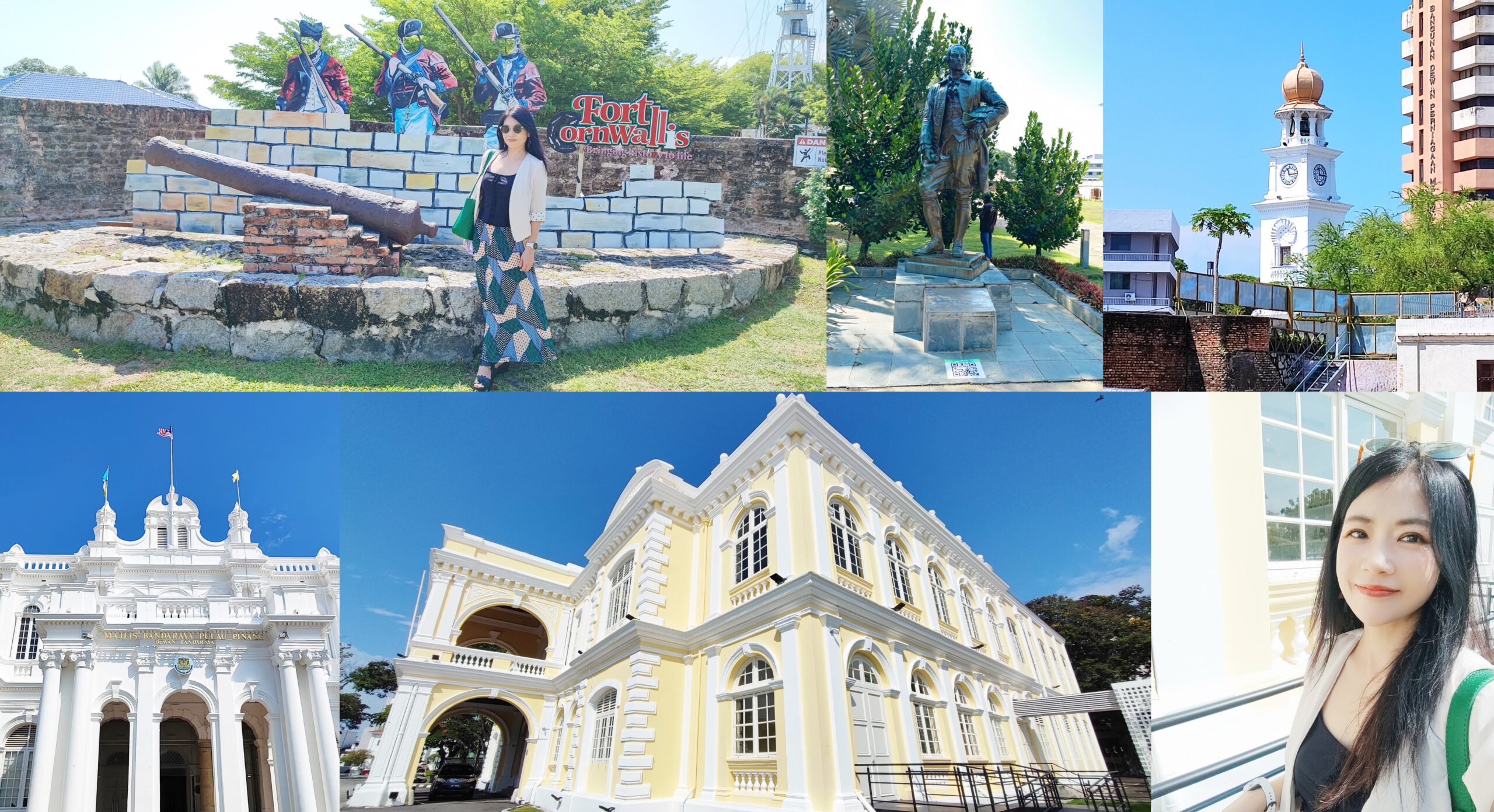 喬治市George Town,康華利斯堡 Fort Cornwallis,檳城Penang,萊特上校,馬來西亞旅遊