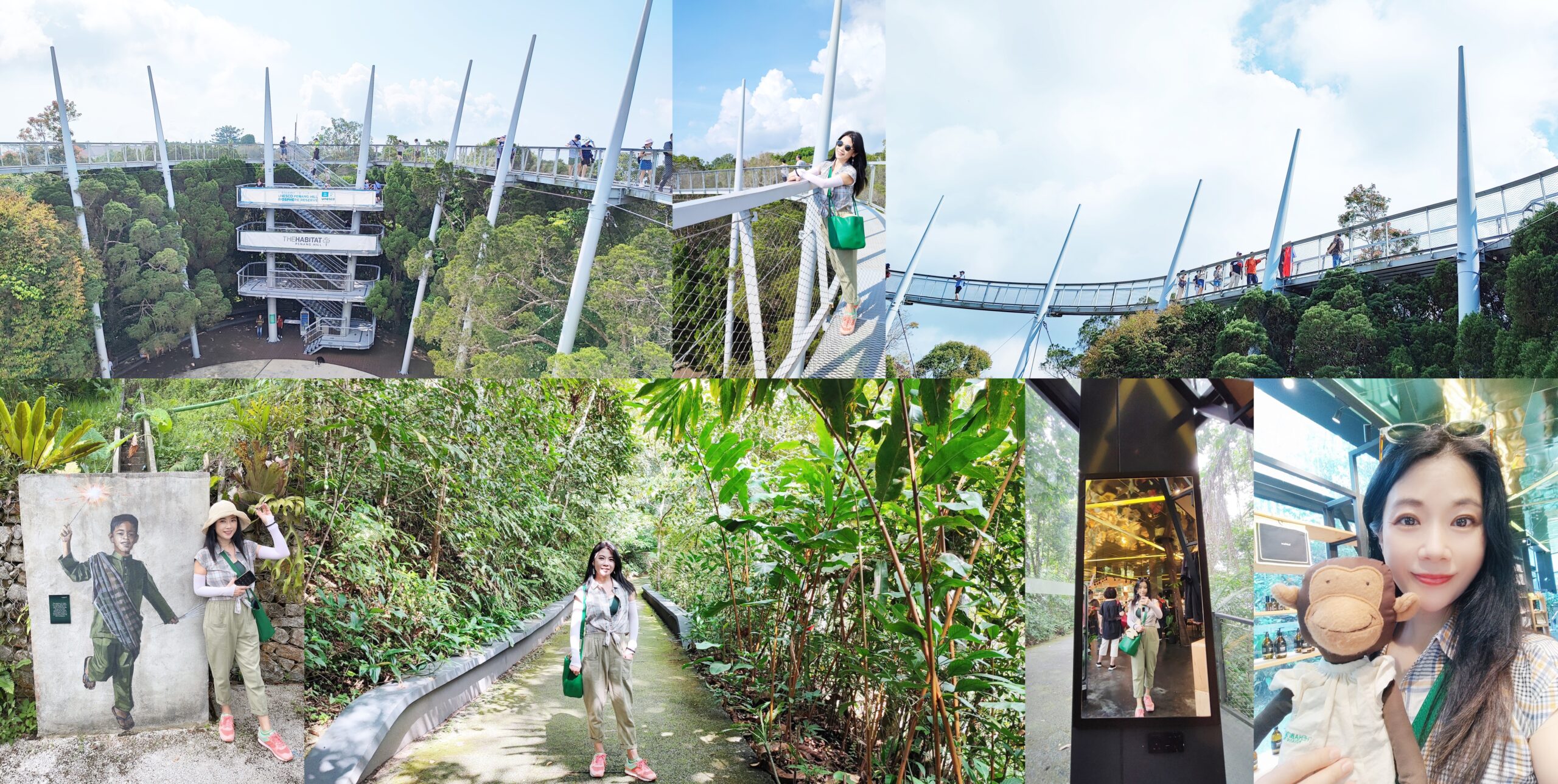 360度天空觀景步道Curtis Crest Tree Top Walk,The Habitat自然生態公園,升旗山Penang Hill,東南亞旅遊,森林吊橋,檳城Penang,檳城旅遊,馬來西亞旅遊