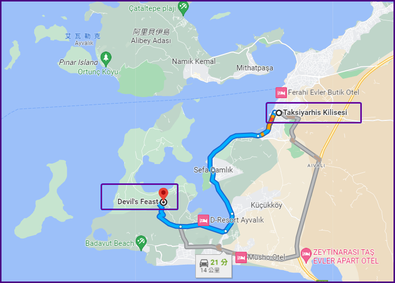 土耳其巴勒克埃西爾省愛情海區【艾瓦勒克Ayvalik】斑駁與滄桑交融的歷史感 ️經典景點『Taxiarchis Church』、『Devils ...