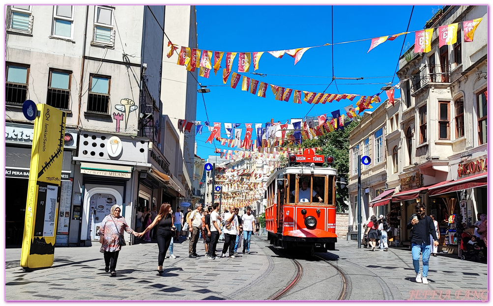 Istiklal Avenue,伊斯坦堡,伊斯坦堡購物,土耳其Turkiye,土耳其旅遊,塔克辛廣場,獨立大道