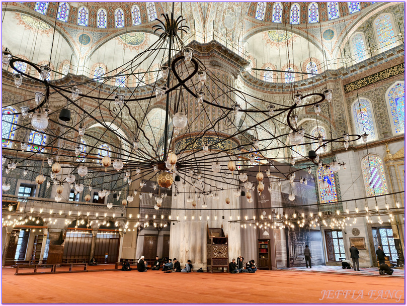 伊斯坦堡 Istanbul,土耳其Turkiye,土耳其旅遊,藍色清真寺Blue Mosque蘇丹阿何密特清真寺Sultanahmet Camii