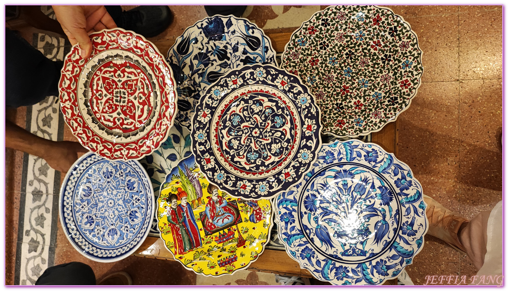 GRAND BAZAAR大巴扎廣場,Istanbul,伊斯坦堡,土耳其Turkiye,土耳其旅遊,土耳其甜點,土耳其陶瓷盤