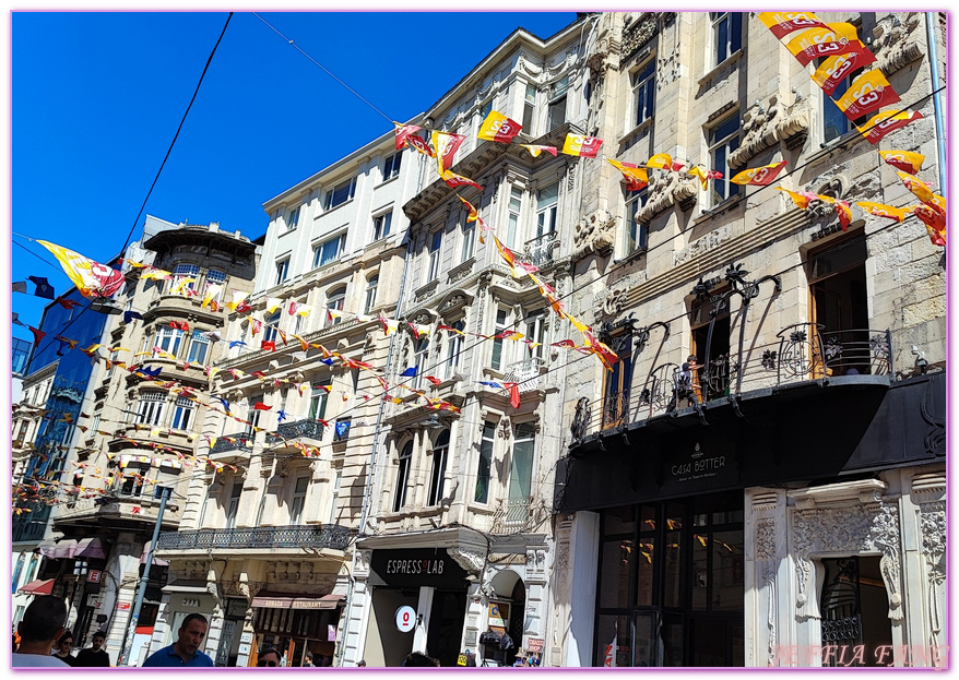 Istiklal Avenue,伊斯坦堡,伊斯坦堡購物,土耳其Turkiye,土耳其旅遊,塔克辛廣場,獨立大道