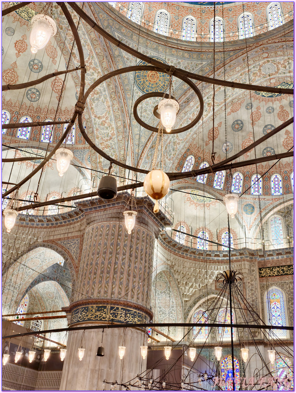 伊斯坦堡 Istanbul,土耳其Turkiye,土耳其旅遊,藍色清真寺Blue Mosque蘇丹阿何密特清真寺Sultanahmet Camii