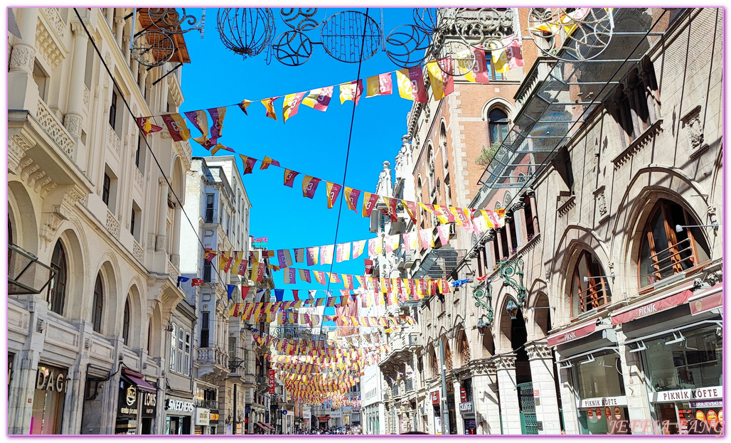 Istiklal Avenue,伊斯坦堡,伊斯坦堡購物,土耳其Turkiye,土耳其旅遊,塔克辛廣場,獨立大道