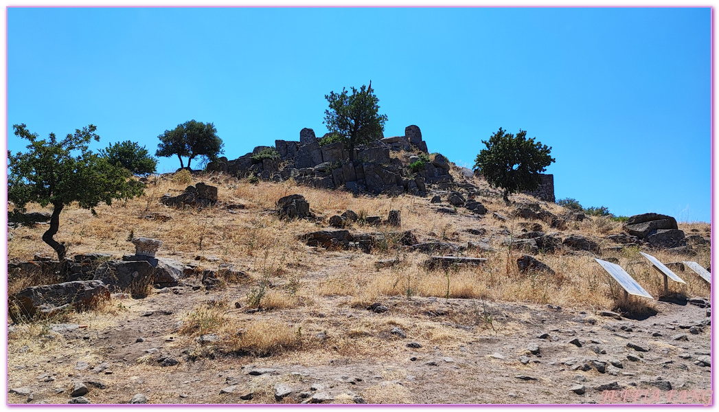 Archaeological Site of Assos - UNESCO World Heritage Centre,土耳其Turkiye,土耳其愛情海區,土耳其旅遊,恰納卡萊Canakkale,貝拉姆卡萊Behramkale,阿索斯Assos,阿索斯衛城Acropolis of Accos,雅典娜神廟Temple of Athena