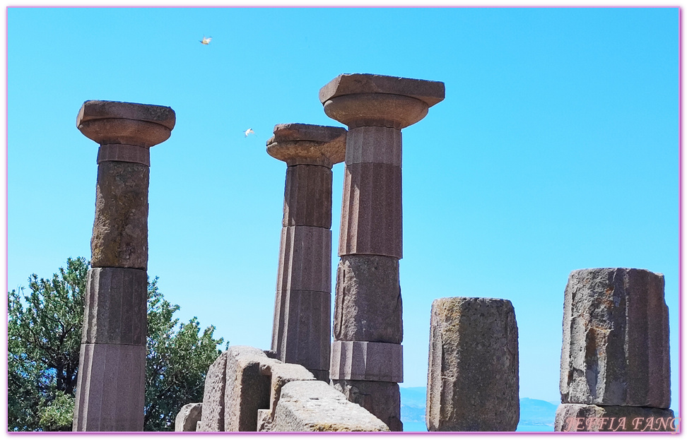 Archaeological Site of Assos - UNESCO World Heritage Centre,土耳其Turkiye,土耳其愛情海區,土耳其旅遊,恰納卡萊Canakkale,貝拉姆卡萊Behramkale,阿索斯Assos,阿索斯衛城Acropolis of Accos,雅典娜神廟Temple of Athena