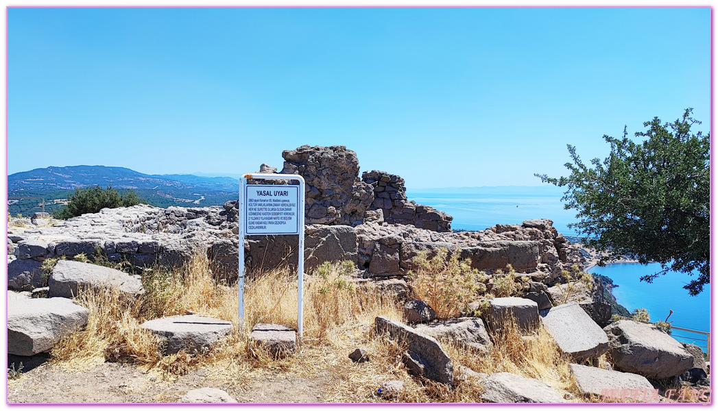 Archaeological Site of Assos - UNESCO World Heritage Centre,土耳其Turkiye,土耳其愛情海區,土耳其旅遊,恰納卡萊Canakkale,貝拉姆卡萊Behramkale,阿索斯Assos,阿索斯衛城Acropolis of Accos,雅典娜神廟Temple of Athena