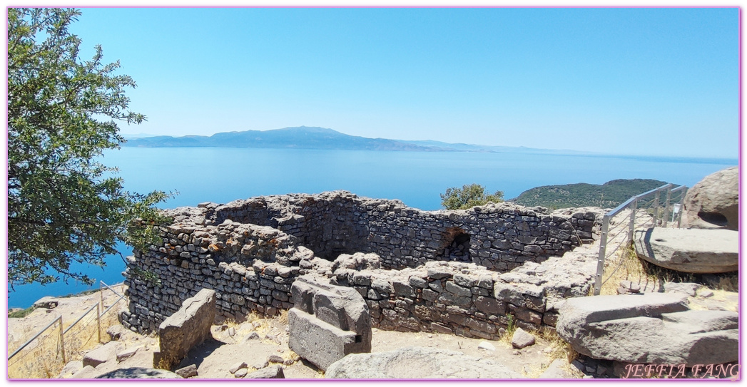 Archaeological Site of Assos - UNESCO World Heritage Centre,土耳其Turkiye,土耳其愛情海區,土耳其旅遊,恰納卡萊Canakkale,貝拉姆卡萊Behramkale,阿索斯Assos,阿索斯衛城Acropolis of Accos,雅典娜神廟Temple of Athena