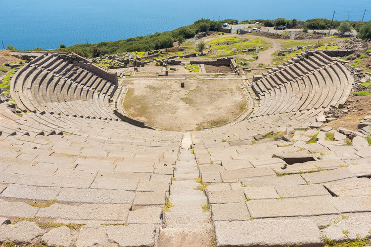 Archaeological Site of Assos - UNESCO World Heritage Centre,土耳其Turkiye,土耳其愛情海區,土耳其旅遊,恰納卡萊Canakkale,貝拉姆卡萊Behramkale,阿索斯Assos,阿索斯衛城Acropolis of Accos,雅典娜神廟Temple of Athena