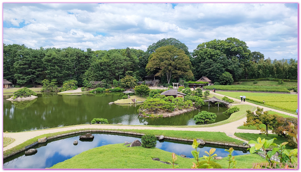 Okayama Korakuen Garden,岡山Okayama,岡山城,岡山後樂園,日本三大名園,日本旅遊,本州Honshu,米其林三星評價