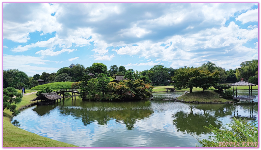 Okayama Korakuen Garden,岡山Okayama,岡山城,岡山後樂園,日本三大名園,日本旅遊,本州Honshu,米其林三星評價