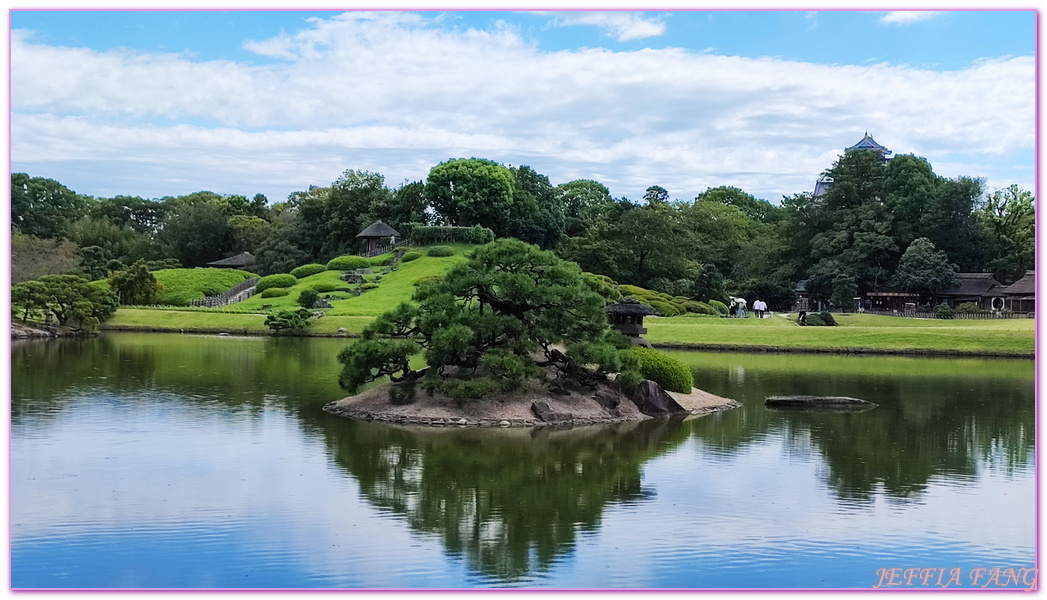 Okayama Korakuen Garden,岡山Okayama,岡山城,岡山後樂園,日本三大名園,日本旅遊,本州Honshu,米其林三星評價