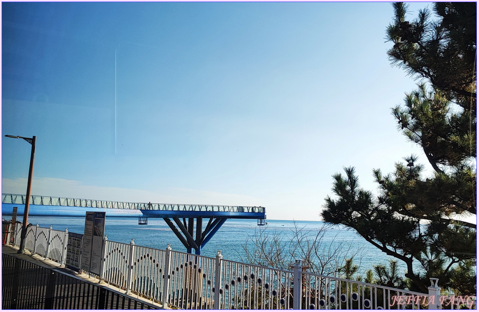 海雲臺Blueline Park 海濱列車,釜山Busan,釜山天空膠囊列車,釜山海雲台HAEUNDAE,釜山版的櫻木花道平交道,青沙浦SNS打卡聖地,面對好景的移動,韓國旅遊