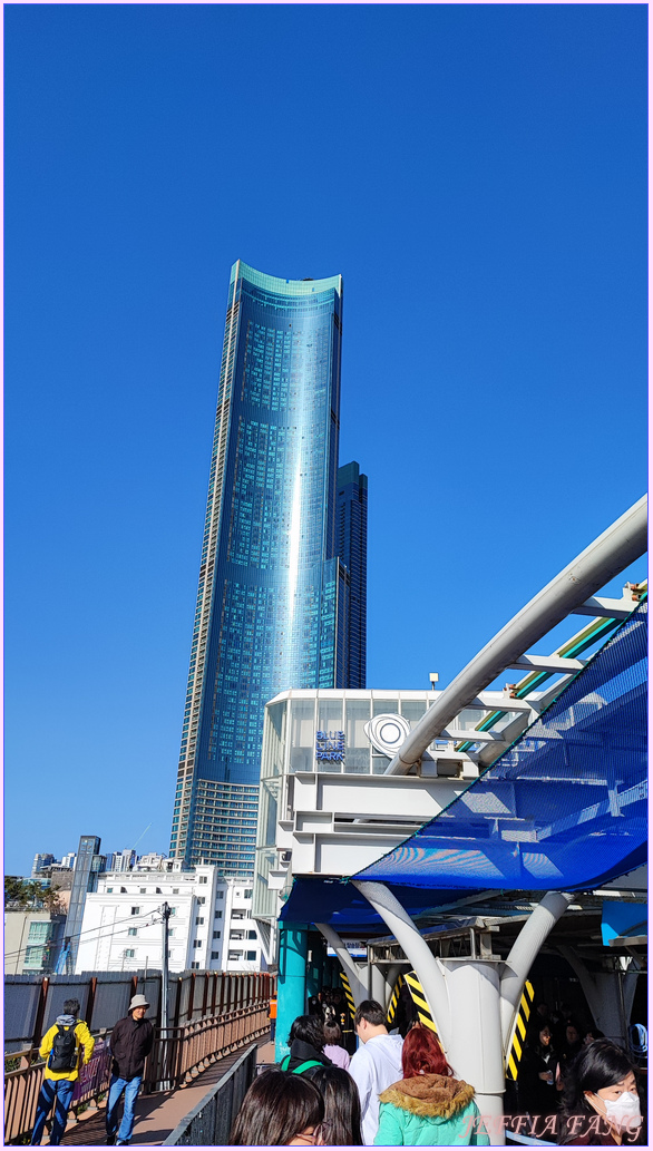 海雲臺Blueline Park 海濱列車,釜山Busan,釜山天空膠囊列車,釜山海雲台HAEUNDAE,釜山版的櫻木花道平交道,青沙浦SNS打卡聖地,面對好景的移動,韓國旅遊