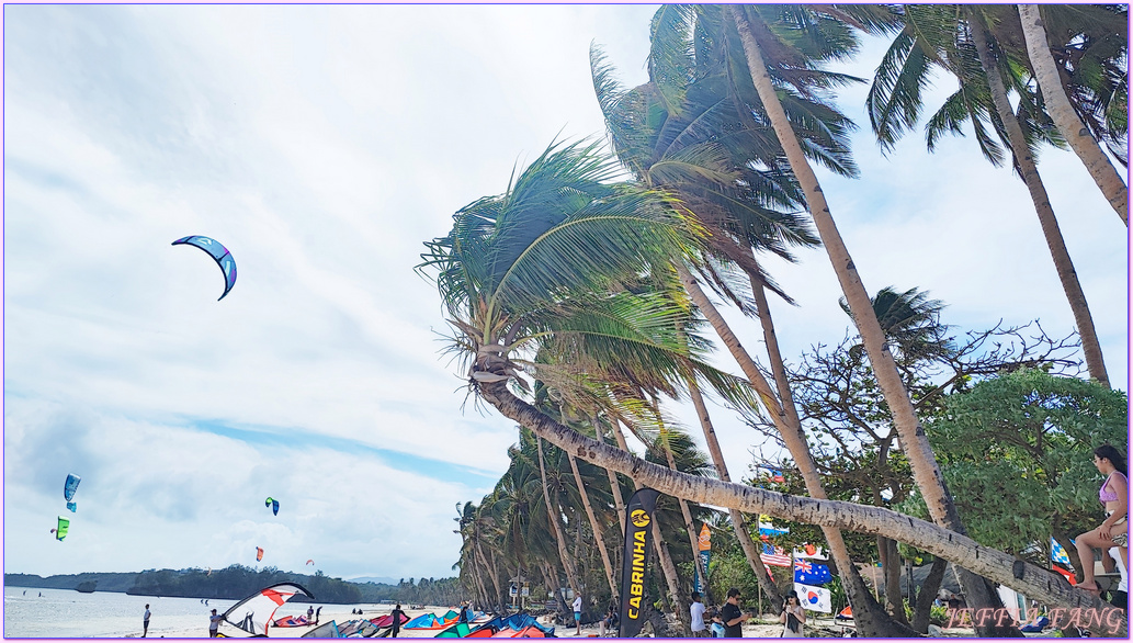 Boracay,布拉波海灘Bulabog Beach,拖曳傘,普卡貝殼海灘Puka Shell Beach,東南亞旅遊,沙雕城堡,滑板衝浪,菲律賓,長灘島觀光海灘,風帆船