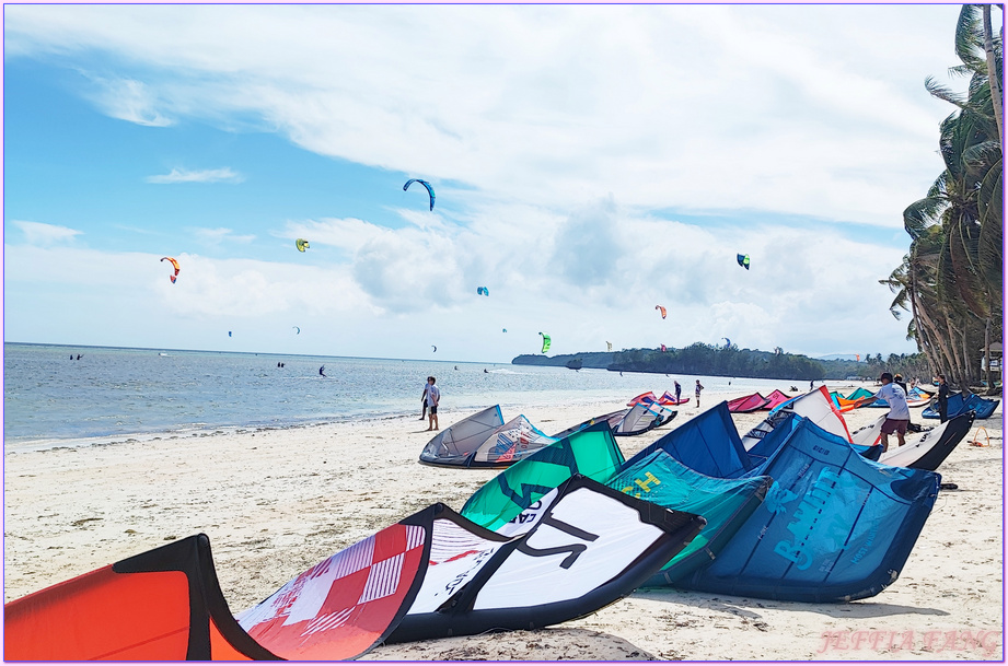 Boracay,布拉波海灘Bulabog Beach,拖曳傘,普卡貝殼海灘Puka Shell Beach,東南亞旅遊,沙雕城堡,滑板衝浪,菲律賓,長灘島觀光海灘,風帆船