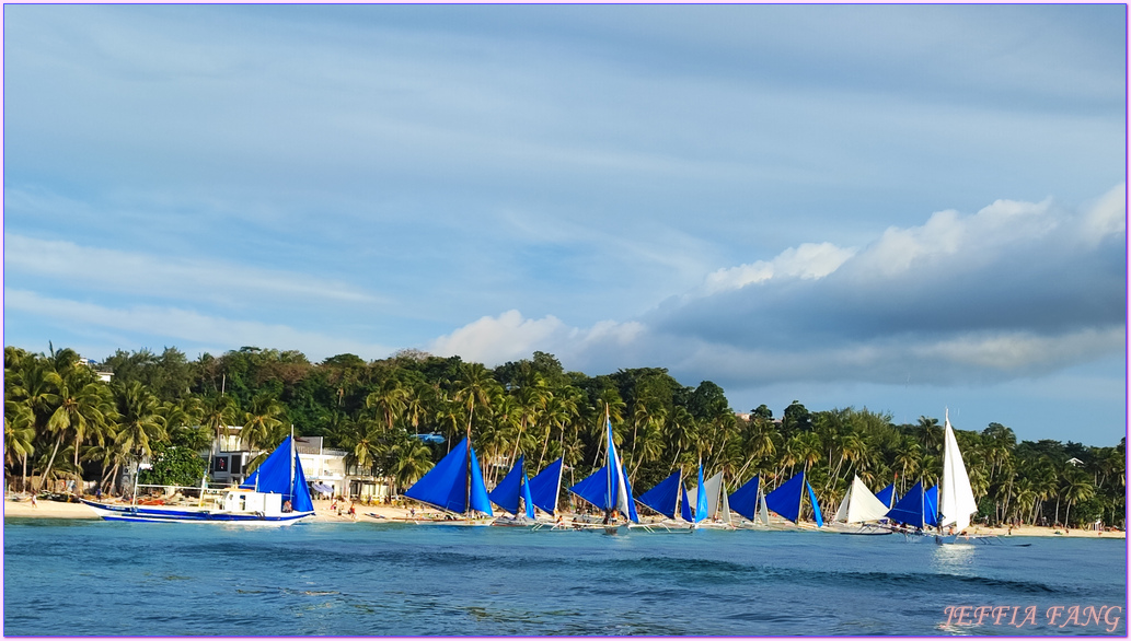 Boracay,一號碼頭,東南亞旅遊,聖母礁岩（Willy’s Rock）,菲律賓,風帆船(ＰＡＲＡＷ帕洛)賞夕陽