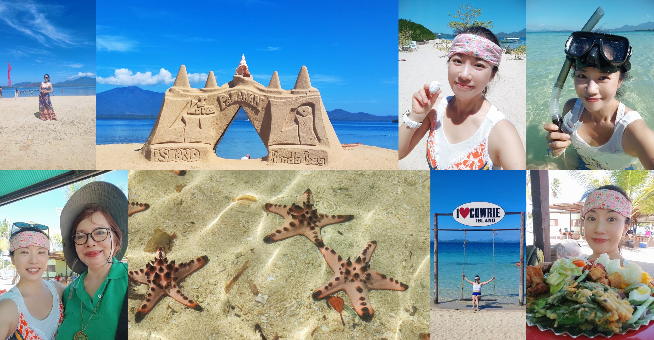 可麗島Cowrie Island,巴拉望Palawan,巴拉望跳島,本田灣,本田灣ＨONDA BAY,海星島Starfish Island,菲律賓旅遊,路尼島Luli Island