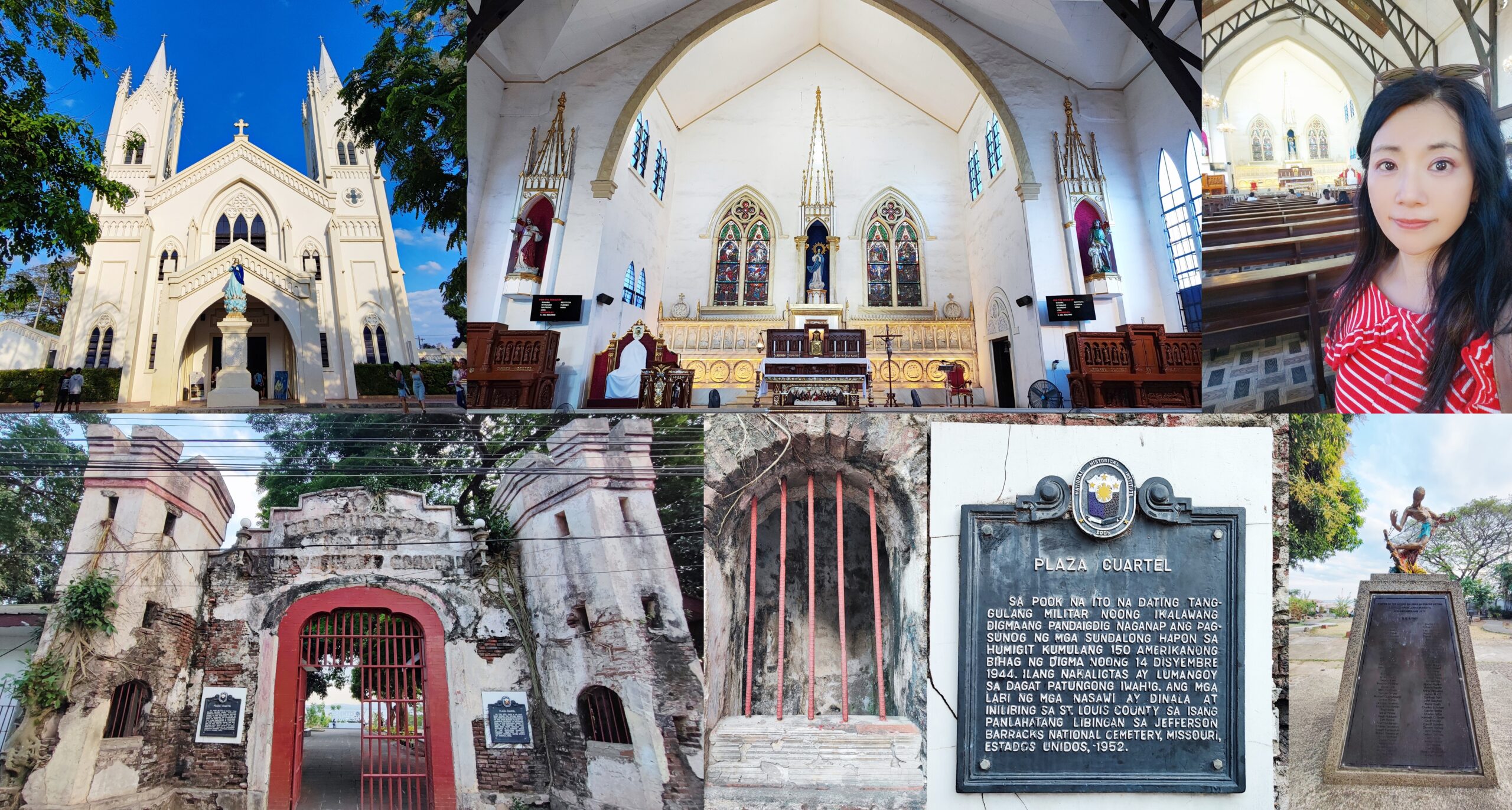 公主港Puerto Princesa,公主港市區觀光,古老大教堂Immaculate Conception Cathedral,巴拉望Palawan,戰爭紀念公園Plaza Cuartel,美軍英雄紀念碑,菲律賓旅遊