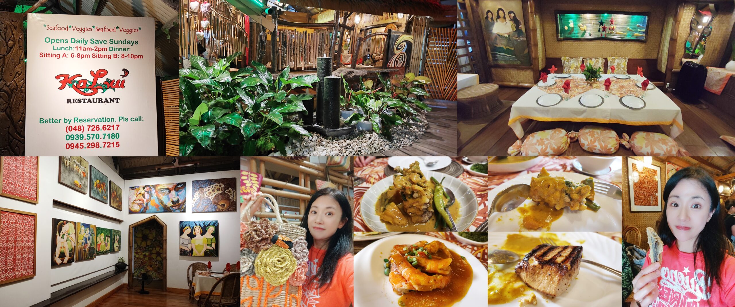 Kalui Restaurant,公主港Puerto Princesa,巴拉望Palawan,巴拉望餐廳,菲律賓旅遊,藝術餐廳,西班牙餐廳