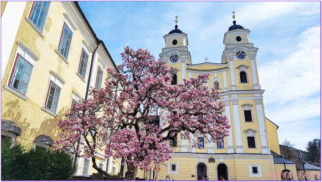 奧地利Austria,寰宇精品河輪UNIWORD Boutique River Cruises,月亮湖修道院Mondsee Abbey,林茲Linz,歐洲深度旅遊,歐洲精品河輪之旅,聖米歇爾大教堂Basilika St. Michael Mondsee,蒙德塞Mondsee