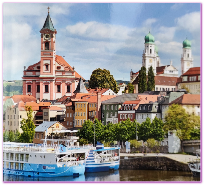 UNIWORD Boutique River Cruises寰宇精品河輪,帕紹Passau,帕紹古城區,德國Germany,歐洲深度旅遊,歐洲精品河輪之旅,聖保祿堂St. Paul Church