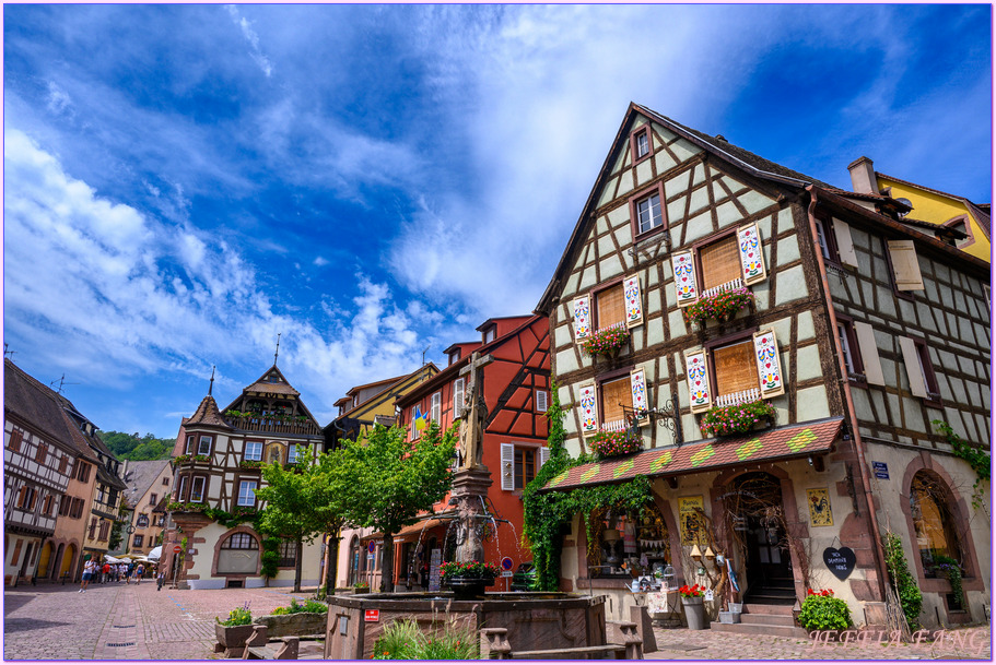 亞爾薩斯區Alsatian,寰宇精品河輪UNIWORLD Boutique River Cruises,德國Germany,德國布萊薩赫Breisach am Rhein,歐洲Europe,法國France,科瑪小鎮Colmar