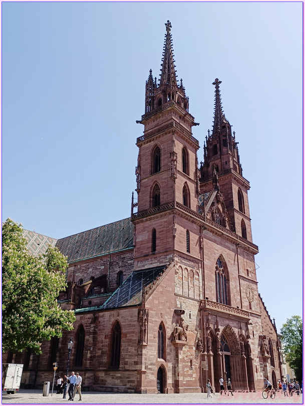 寰宇精品河輪UNIWORD Boutique River Cruises,巴塞爾Basel,巴塞爾大教堂Basler Münste,巴塞爾市政廳Basel Rathaus,歐洲Europe,瑞士Switzerland,聖馬丁噴泉Sevogel Brunnen,萊茵河Rhine River