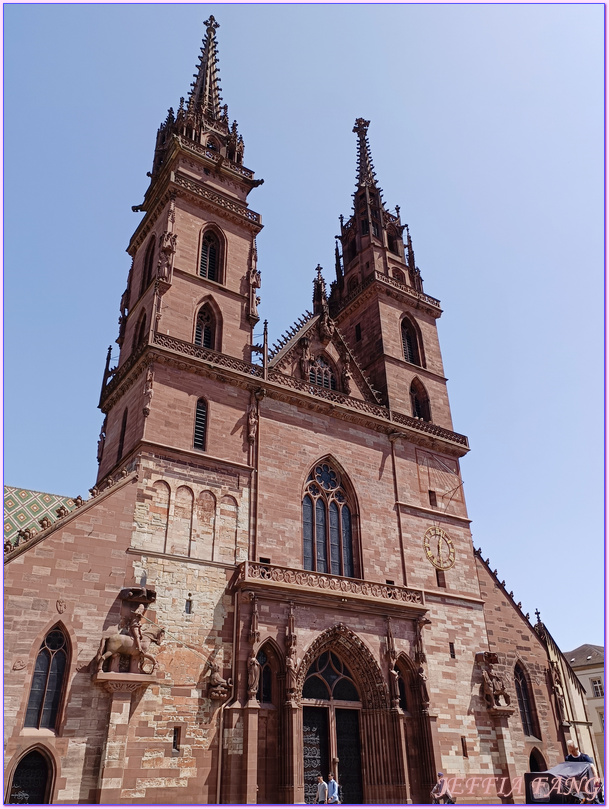 寰宇精品河輪UNIWORD Boutique River Cruises,巴塞爾Basel,巴塞爾大教堂Basler Münste,巴塞爾市政廳Basel Rathaus,歐洲Europe,瑞士Switzerland,聖馬丁噴泉Sevogel Brunnen,萊茵河Rhine River