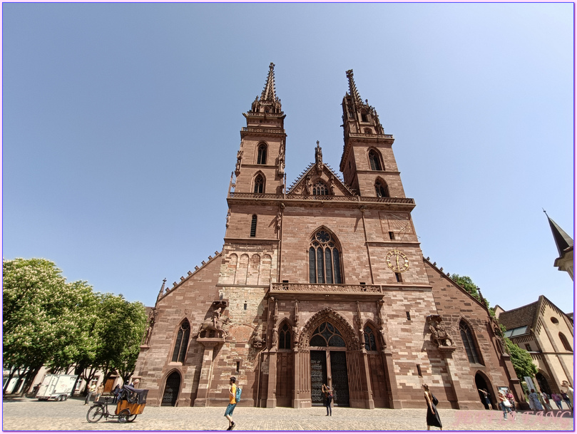 寰宇精品河輪UNIWORD Boutique River Cruises,巴塞爾Basel,巴塞爾大教堂Basler Münste,巴塞爾市政廳Basel Rathaus,歐洲Europe,瑞士Switzerland,聖馬丁噴泉Sevogel Brunnen,萊茵河Rhine River