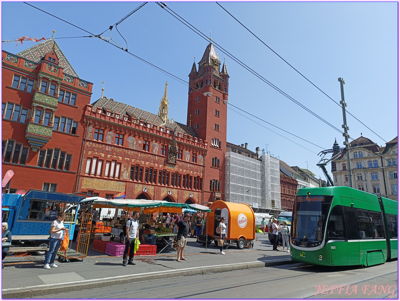 寰宇精品河輪UNIWORD Boutique River Cruises,巴塞爾Basel,巴塞爾大教堂Basler Münste,巴塞爾市政廳Basel Rathaus,歐洲Europe,瑞士Switzerland,聖馬丁噴泉Sevogel Brunnen,萊茵河Rhine River
