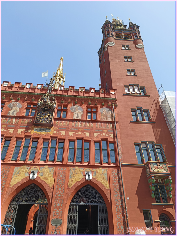 寰宇精品河輪UNIWORD Boutique River Cruises,巴塞爾Basel,巴塞爾大教堂Basler Münste,巴塞爾市政廳Basel Rathaus,歐洲Europe,瑞士Switzerland,聖馬丁噴泉Sevogel Brunnen,萊茵河Rhine River