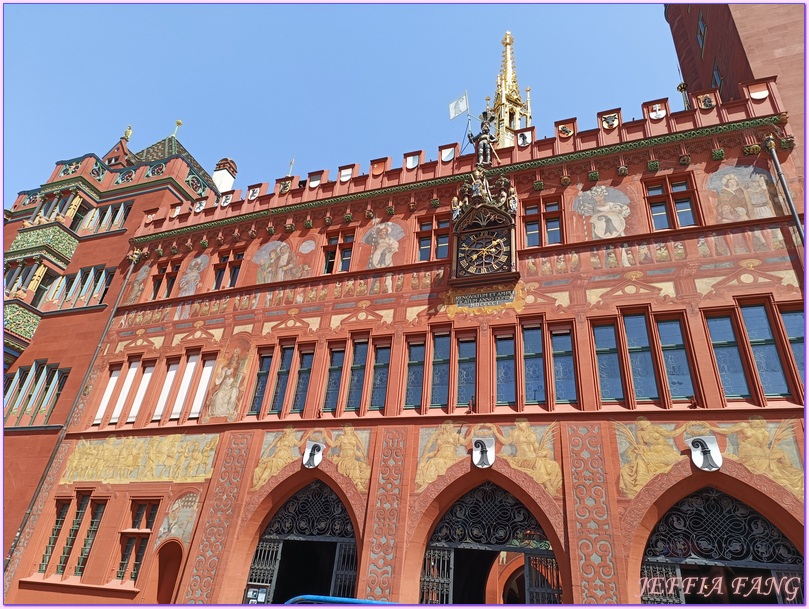 寰宇精品河輪UNIWORD Boutique River Cruises,巴塞爾Basel,巴塞爾大教堂Basler Münste,巴塞爾市政廳Basel Rathaus,歐洲Europe,瑞士Switzerland,聖馬丁噴泉Sevogel Brunnen,萊茵河Rhine River