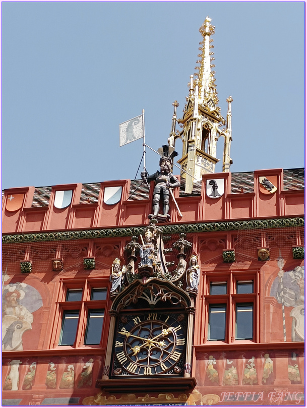 寰宇精品河輪UNIWORD Boutique River Cruises,巴塞爾Basel,巴塞爾大教堂Basler Münste,巴塞爾市政廳Basel Rathaus,歐洲Europe,瑞士Switzerland,聖馬丁噴泉Sevogel Brunnen,萊茵河Rhine River