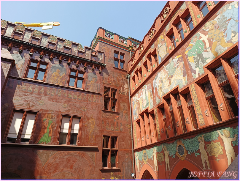 寰宇精品河輪UNIWORD Boutique River Cruises,巴塞爾Basel,巴塞爾大教堂Basler Münste,巴塞爾市政廳Basel Rathaus,歐洲Europe,瑞士Switzerland,聖馬丁噴泉Sevogel Brunnen,萊茵河Rhine River