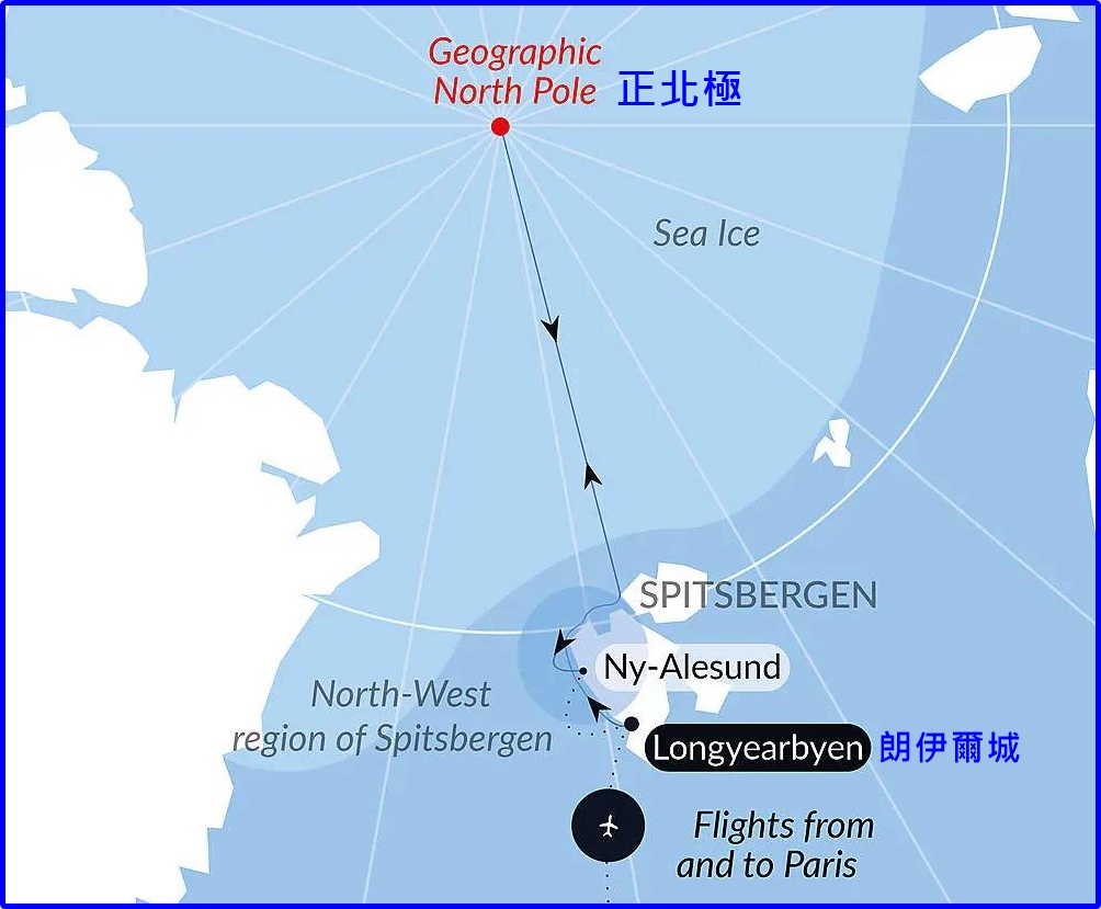 北極Arctic,北緯90度,指揮官夏古號Le Commandant Charcot,極地之旅,正北極,龐洛PONANT郵輪