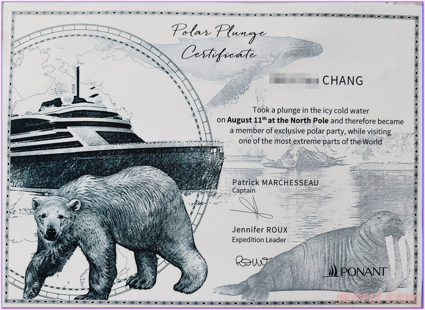 北極Arctic,指揮官夏古號Le Commandant Charcot,極地之旅,極地健行Polar Hike,極地探險,極地跳水Polar Plunge,龐洛PONANT郵輪