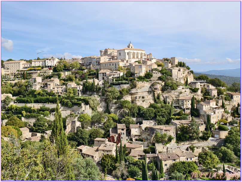 呂貝隆Luberon,戈爾德Gordes,普羅旺斯,沃克呂茲省Vaucluse,法國France,法國旅遊