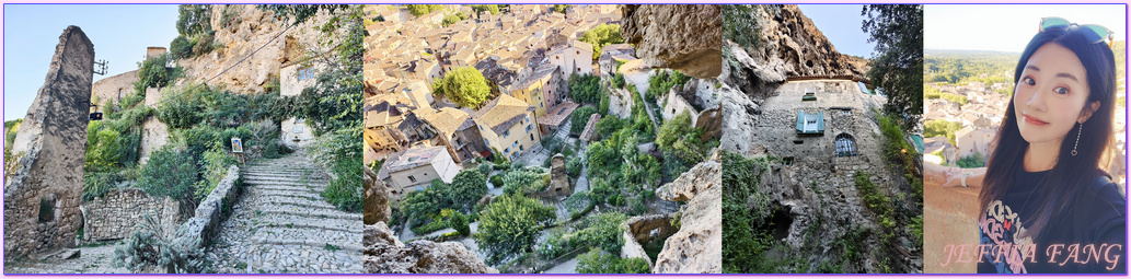 Rocher et grottes troglodytes de Cotignac,普羅旺斯Provence,法國France,法國旅遊,科蒂尼亞克 Cotignac
