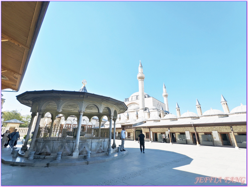 土耳其Turkiye,土耳其旅遊,塞利米耶清真寺Konya Sultan Selim Cami,孔亞Konya,安納托利亞Anatolia文化,旋轉舞,梅夫拉納博物館Ｍevlana Muzesi,阿拉丁清真寺Keykubad Mosque