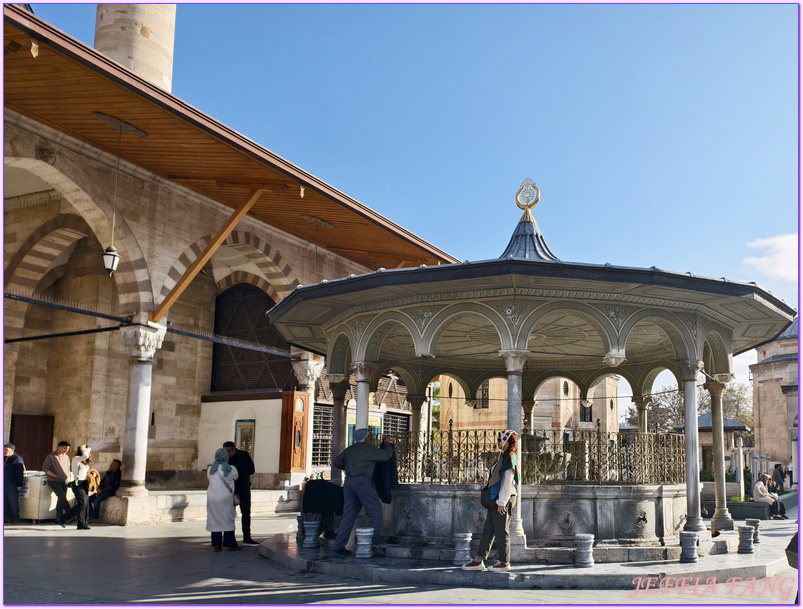 土耳其Turkiye,土耳其旅遊,塞利米耶清真寺Konya Sultan Selim Cami,孔亞Konya,安納托利亞Anatolia文化,旋轉舞,梅夫拉納博物館Ｍevlana Muzesi,阿拉丁清真寺Keykubad Mosque