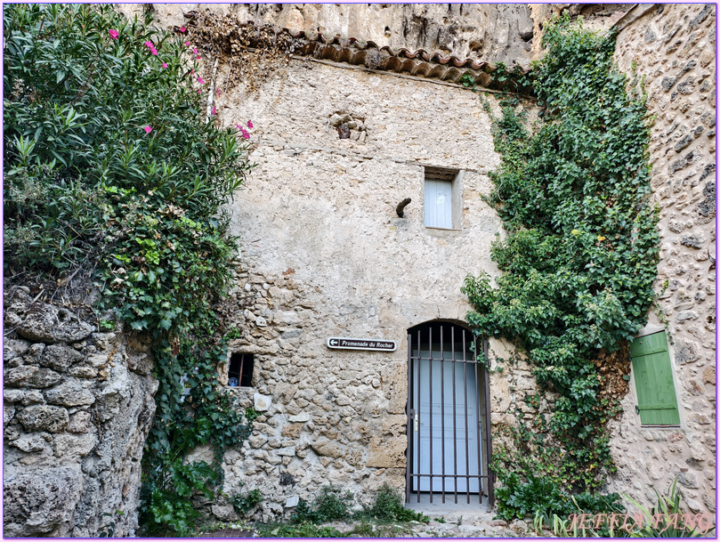 Rocher et grottes troglodytes de Cotignac,普羅旺斯Provence,法國France,法國旅遊,科蒂尼亞克 Cotignac