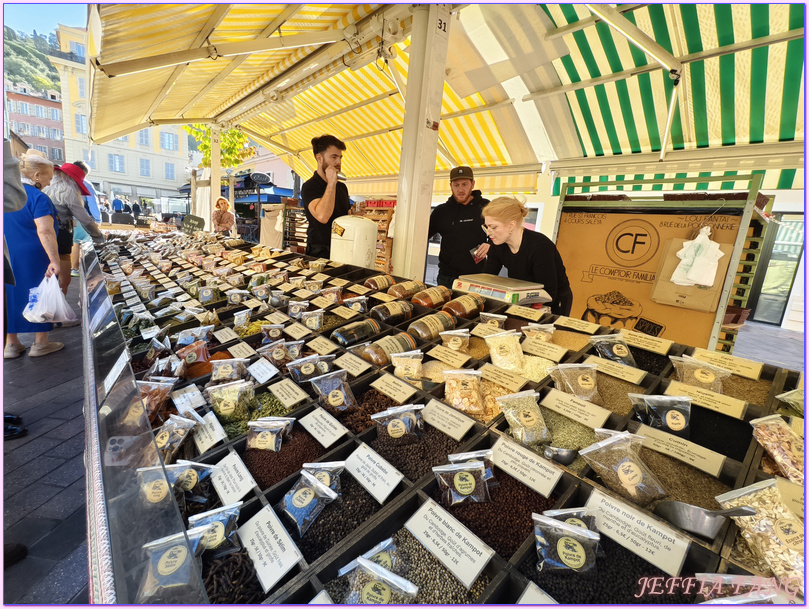 Winter Resort Town of the Riviera,城堡山公園Colline du Château,尼斯Nice,尼斯老城區 Vieux Nice,普羅旺斯Provence,法國France,莎萊雅市集Cours Saleya Market